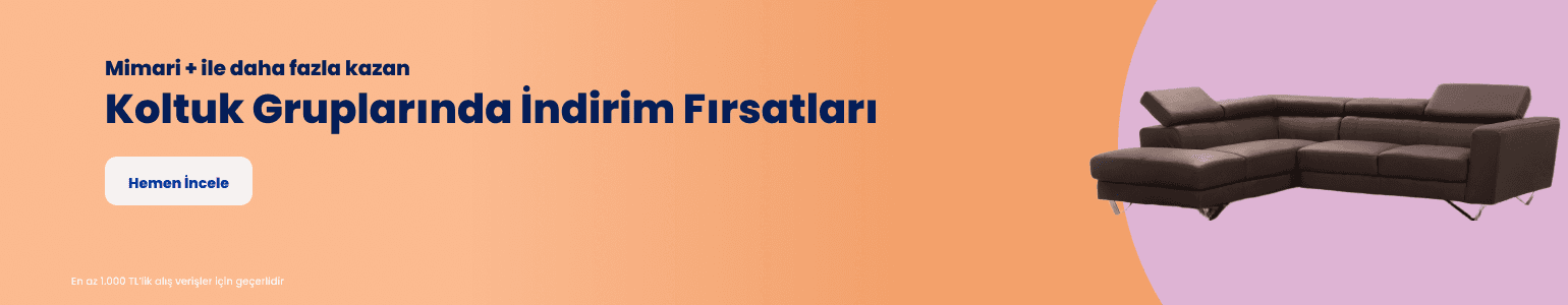 Oturma odası takımlarında görülmemiş fırsatlar