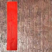 CXUNFHCL dökme beton kalıbı, beton için dikdörtgen mühür, doğal renkli ahşap tahta, dokulu, gerçekçi desen duvar/zemin için