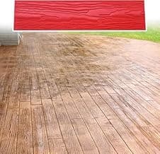 CXUNFHCL Beton Damgası, Döküm Beton Kalıp Ahşap Tahıl Beton Damgası, Gerçekçi Doku, Saplı Poliüretan Kalıp, Bahçe Yolları/Parklar/Patikalar İçin Sağlam Beton Damga