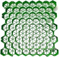 Beton Döşemeler Çim Döşemeleri ve Güçlendirilmiş Yollar ve Verandalar için Parke Izgarası Stabilizasyon Izgaraları (4 cm 4'lü Set) - Dayanıklı Temel Çözümü
