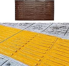 Beton Pullar Dokunsal Kaldırım Beton Damga Matları, Beton Doku Çimento Damga Kalıbı, PU Kör Yol Baskı Matı, Kaldırım için Beton Damgalama Aletleri