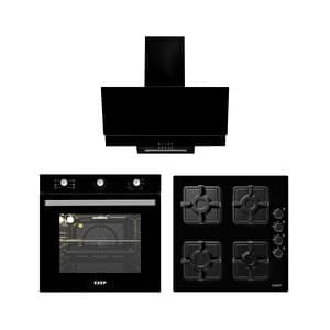 Exep Eco Li̇ne Si̇yah 3 Lü Ankastre Set (ed401-eo320-ef240)